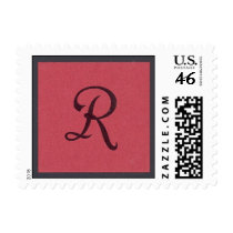 R initial stampSMALL SIZE