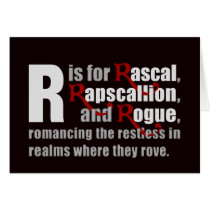 R is for Rascal Black Card