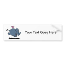 R is for Rhino bumper stickers