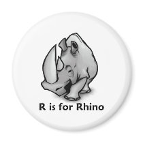 R is for Rhino magnets