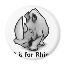 R is for Rhino magnets