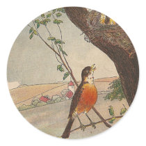 R is for Robin stickers