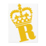 R - Letter - Name Postcard
