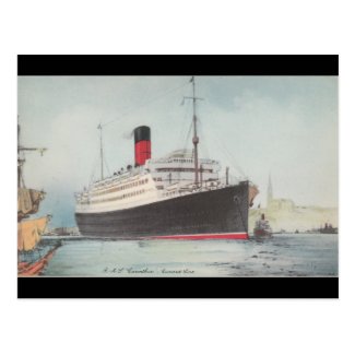 R.M.S. Carinthia Vintage Postcard