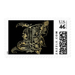 "R" monogram Postage Stamps