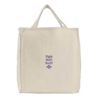 R.N.-Night Shift embroideredbag