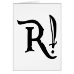R! Pirate T-shirts Card