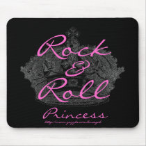 * R&R Black/Pink Mousepad *