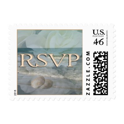 "R.S.V.P." POSTAGE STAMP