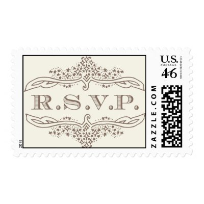 R.S.V.P Stars - gold by Ceci New York Stamp