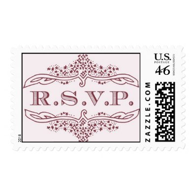 R.S.V.P Stars - pink by Ceci New York Postage