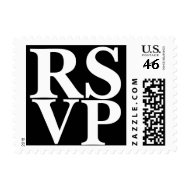 R.S.V.P Wedding Postage Stamp stamp
