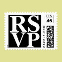 R.S.V.P Wedding Postage Stamps