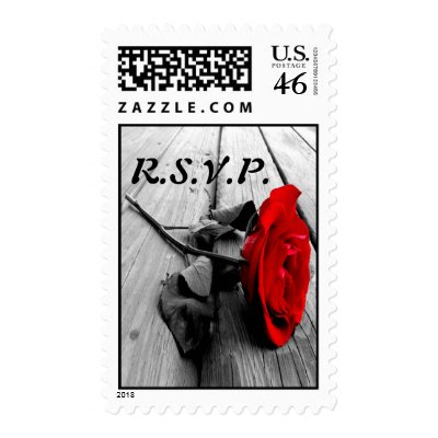 R.S.V.P. WEDDING STAMP