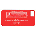 R-Sign : Woman - White on Red casemate cases