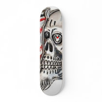 R Skull Skateboard by darshe40 R Skull Skateboard