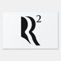 R SQUARED - ROMNEY RYAN 12 SIGNS