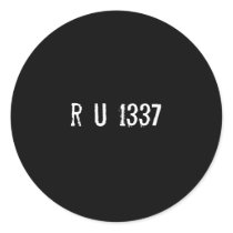 r u 1337? sticker