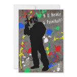 R U Ready 4 Paintball? Custom Invitations