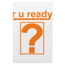 R U Ready? stationery by classicgodshop R U Ready? stationery