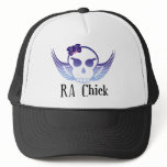 RA Chick :: Rheumatoid Arthritis Awareness hats