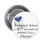 RA is not just plain ole arthritis It is a Disease buttons
