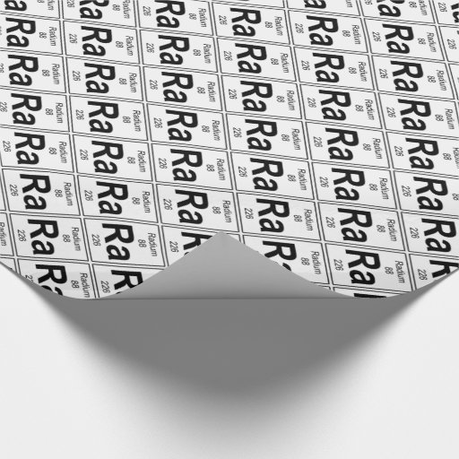 Ra Radium Wrapping Paper Zazzle