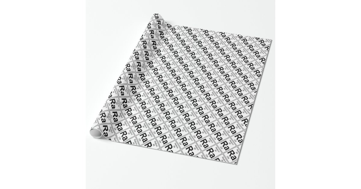 Ra Radium Wrapping Paper Zazzle
