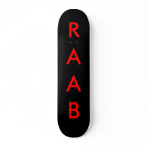 Raab's Ride! Skateboards