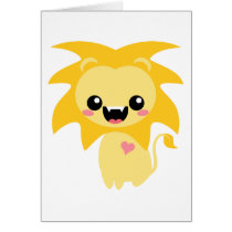 Raah! Cute Lion cards