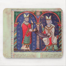 Rabanus Maurus offering his Book Mouse Pads