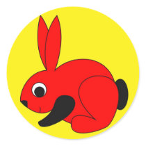 Rabbini - The Baby Rabbit stickers by lonvig Rabbini - The Baby Rabbit stickers