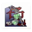 Rabbit 1 Color 1 posters
