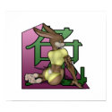 Rabbit 1 Color 2 posters
