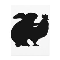 Rabbit and Chicken postcards by Tomaniac Rabbit and Chicken postcards