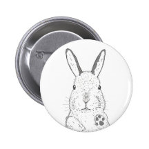 Rabbit and other designs buttons