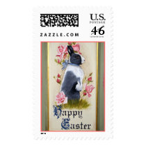 Rabbit and Roses stamp by Lesleysloft Rabbit and Roses stamp
