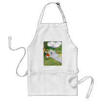 Rabbit and Squirrel Meet Pickerel Apron