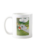 Rabbit and Squirrel Meet Pickerel Coffee Mug