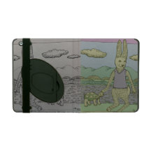 Rabbit and Turtle iPad Cover