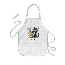 Rabbit & Cat Kid's Apron