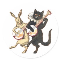 Rabbit & Cat Stickers