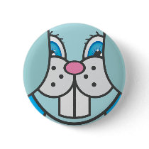 Rabbit - Easter buttons by nyxxie Rabbit - Easter buttons
