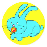 Rabbit Eat Lollipop Sticker
