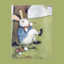 Rabbit Eating a Carrot Post Card Rabbit Eating a Carrot Post Card