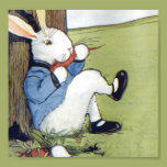 Rabbit Eating a Carrot Posters