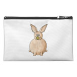 Rabbit Eating a Dandelion. Travel Accessory Bags