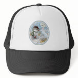 Rabbit Eating Snowman's Nose hats