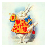 Rabbit in Alice Wonderland ~ Invitation