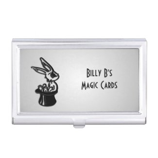 Rabbit in Hat Magic Busuiness Card Case